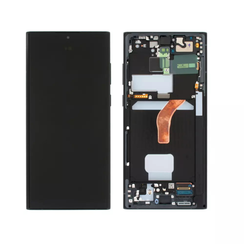 Samsung Galaxy S22 Ultra S908 Touch Screen LCD Display Digitizer Frame Wholesale