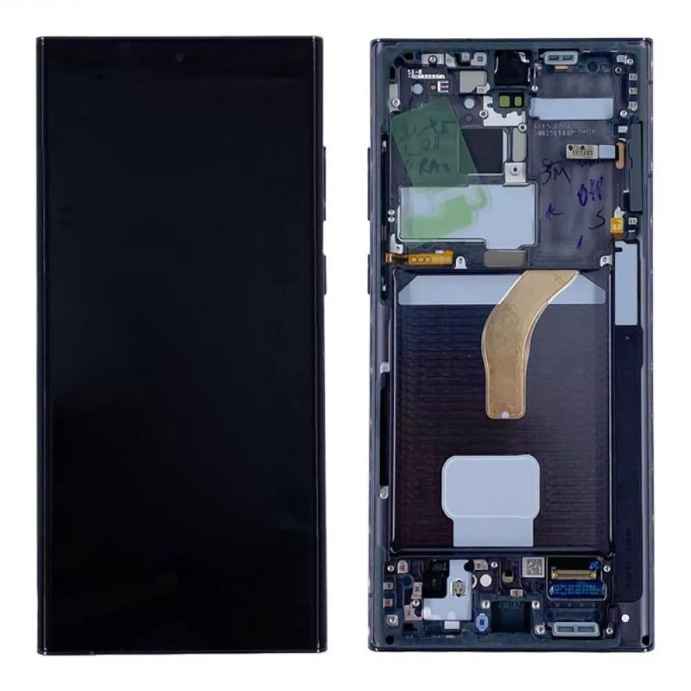 Samsung Galaxy S22 Ultra S908 Touch Screen LCD Display Digitizer Frame Wholesale