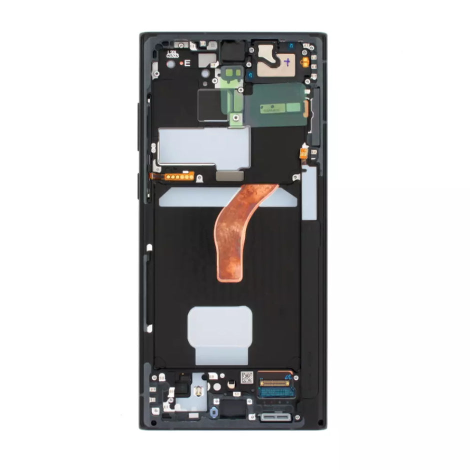 Samsung Galaxy S22 Ultra S908 Touch Screen LCD Display Digitizer Frame Wholesale