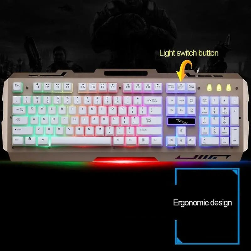 Chasing Leopard G700 USB RGB Wired Mouse and Keyboard Set