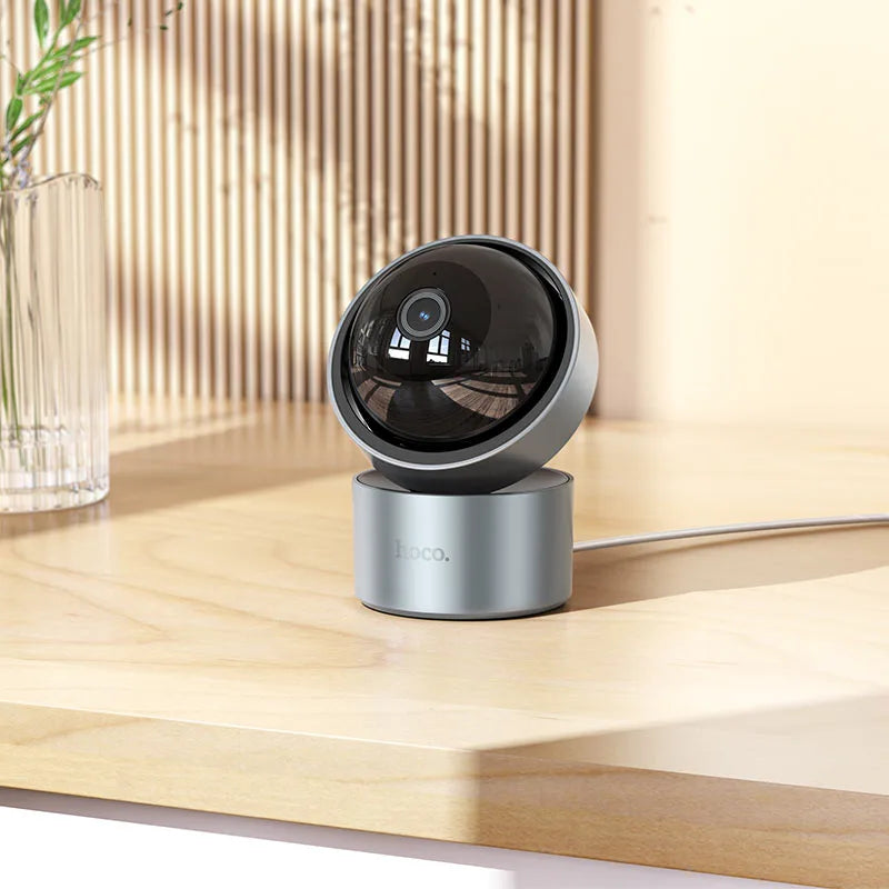 IP CAMERA HOCO D5 Indoor PTZ HD camera black Gray