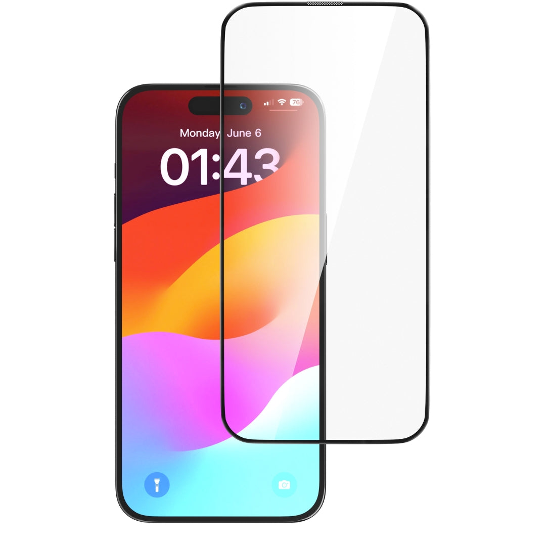 iPhone Tempered Glass Screen Protector – Ultra Clear, Edge-to-Edge, Anti-Scratch