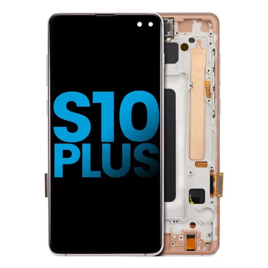 Mobile Phone LCD Assembly with Frame for Samsung Galaxy S10 Plus Display Digitizer Wholesale