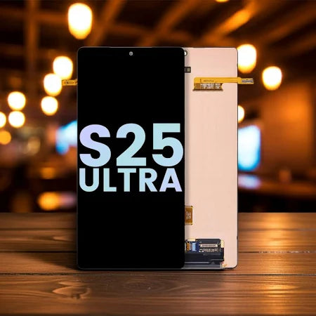 Samsung Galaxy S25 Ultra Service Pack Phantom Black Touch Screen Display Without Frame