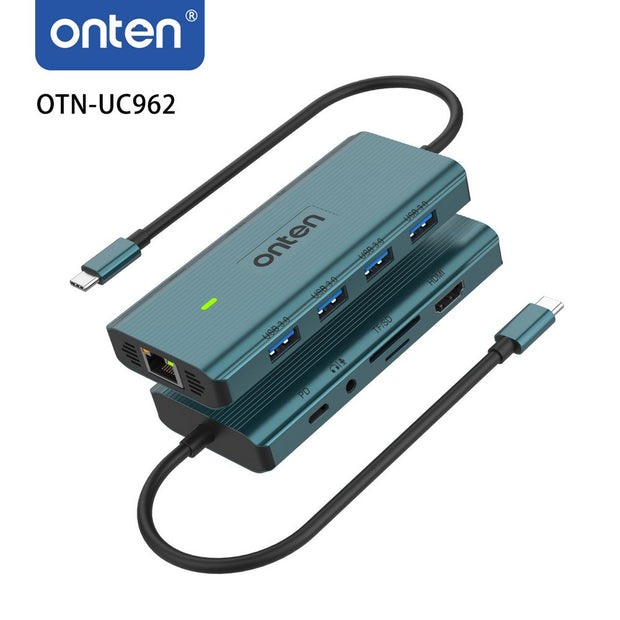 Onten 9-in-1 USB-C Multi-Function Docking Station – Ultimate Connectivity Hub