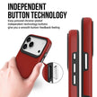 For iPhone 17 Pro Max Case Compatible with MagSafe Protective TPU+PC Phone Cover Red