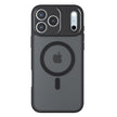 For iPhone 17 Pro Max Case Compatible with MagSafe TPU+PC Matte Phone Cover- Black