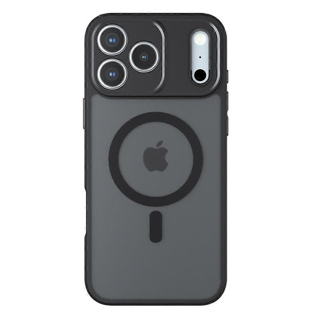 For iPhone 17 Pro Max Case Compatible with MagSafe TPU+PC Matte Phone Cover- Black