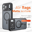 For iPhone 17 Pro Max Case Compatible with MagSafe TPU+PC Matte Phone Cover- Black