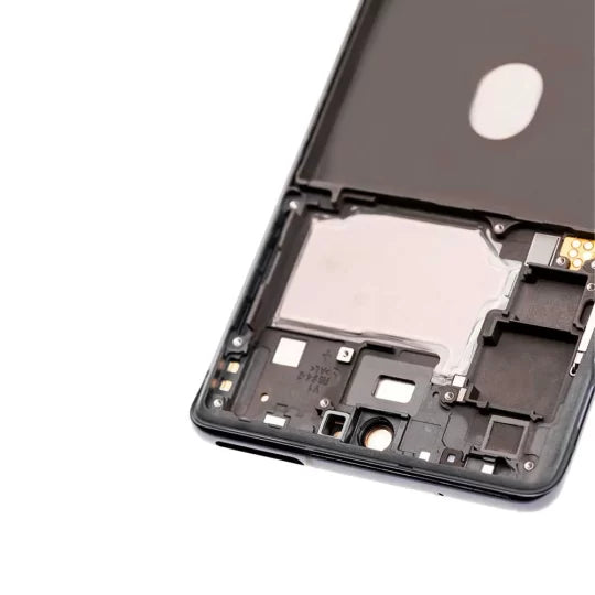 Change Glass Original assembly with Frame for Samsung Galaxy S20 FE 4G/5G LCD Screen Display