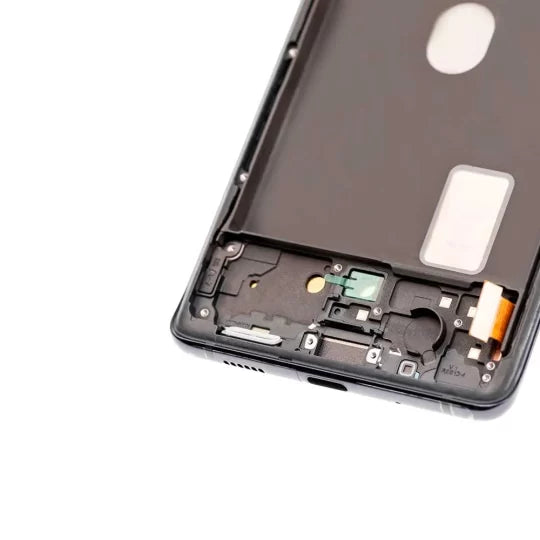 Change Glass Original assembly with Frame for Samsung Galaxy S20 FE 4G/5G LCD Screen Display