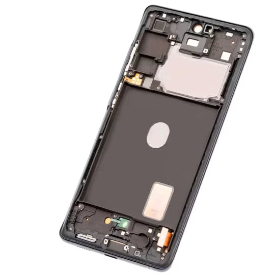 Change Glass Original assembly with Frame for Samsung Galaxy S20 FE 4G/5G LCD Screen Display