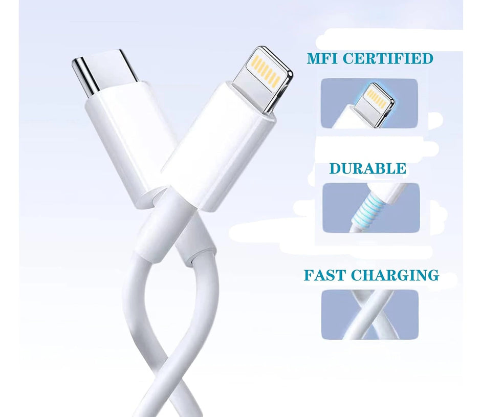 DADU super fast silicone charging cable 65W type C to Lightening