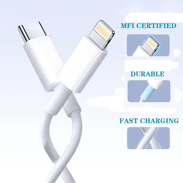DADU super fast silicone charging cable 65W type C to Lightening