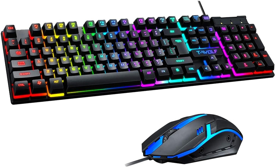 RGB Gaming Keyboard & Mouse – Precision and Style for Ultimate Gameplay