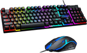 RGB Gaming Keyboard & Mouse – Precision and Style for Ultimate Gameplay