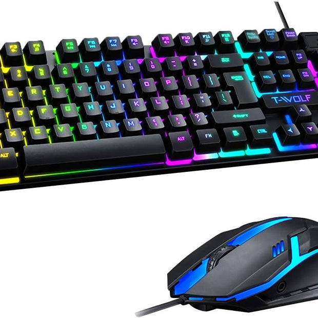 RGB Gaming Keyboard & Mouse – Precision and Style for Ultimate Gameplay