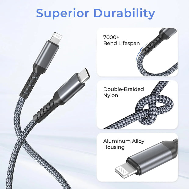 DADU Fast data Cable 27W high speed charge  type C to Lightening