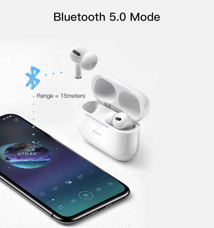 TWS06 Bluetooth TWS Wireless ANC Earphones Headphones Gaming Earbuds Sleeping Headset