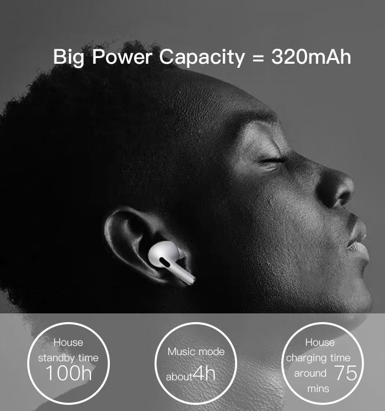 TWS06 Bluetooth TWS Wireless ANC Earphones Headphones Gaming Earbuds Sleeping Headset