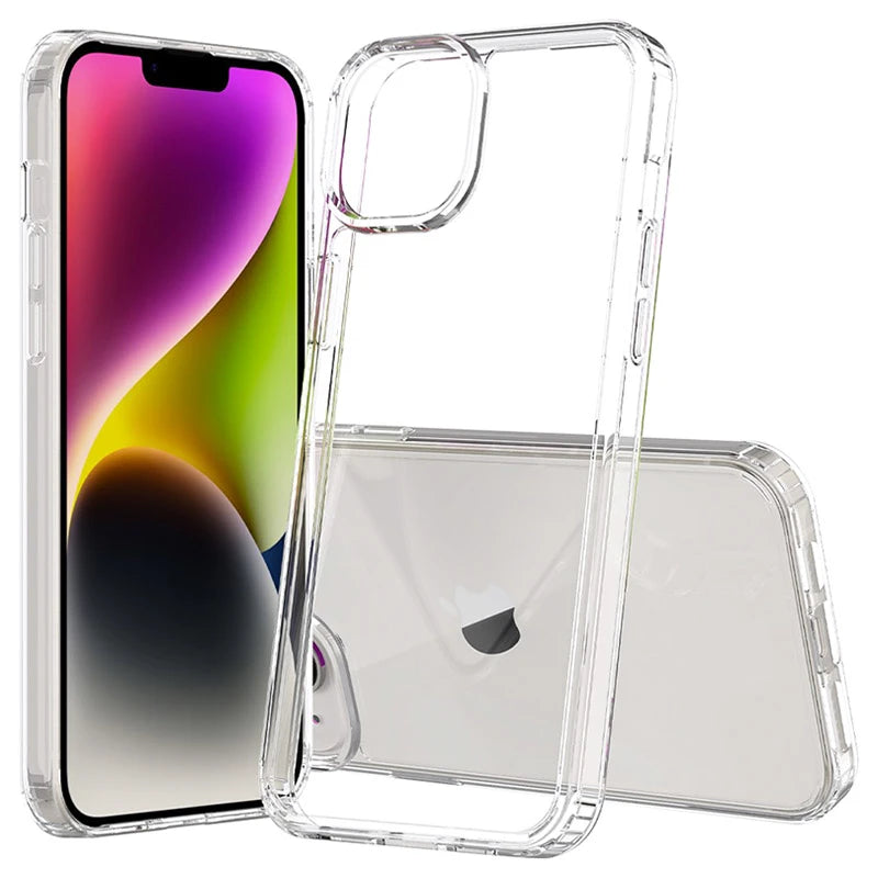 iPhone Clear Anti-Shock Case – Slim, Impact-Resistant Protection