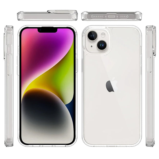 iPhone Clear Anti-Shock Case – Slim, Impact-Resistant Protection
