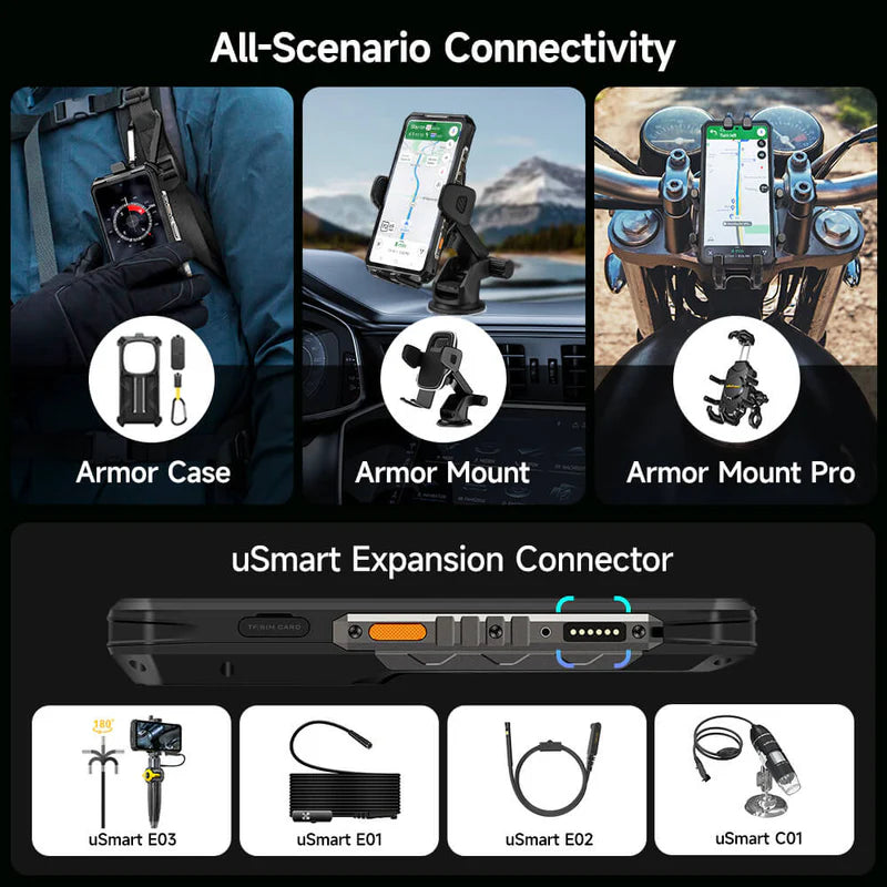 Ulefone Armor 28 Ultra – Rugged 5G Smartphone with 640×512 Thermal Imaging, 120Hz AMOLED & 10600mAh Battery