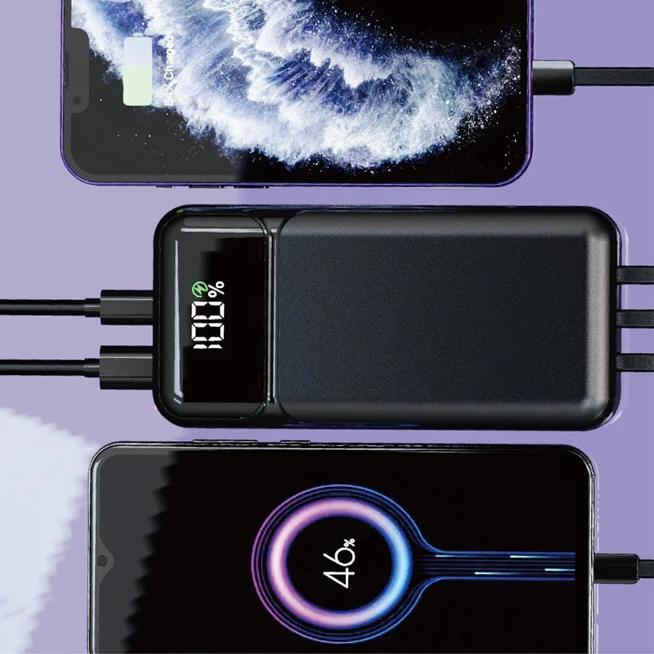 Dadu 20W+22.5W 10,000mAh Fast Charge Power Bank with Built-in Cables