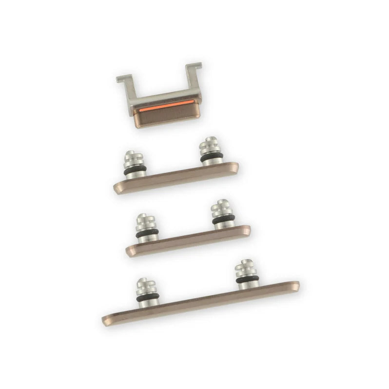 For Apple iPhone XS / XS Max Replacement Power Volume Mute Buttons With Seals