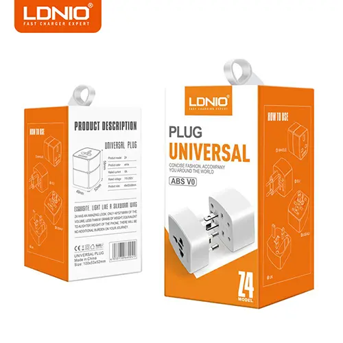 Universal Travel Plug – Compact, Multi-Country Compatibility