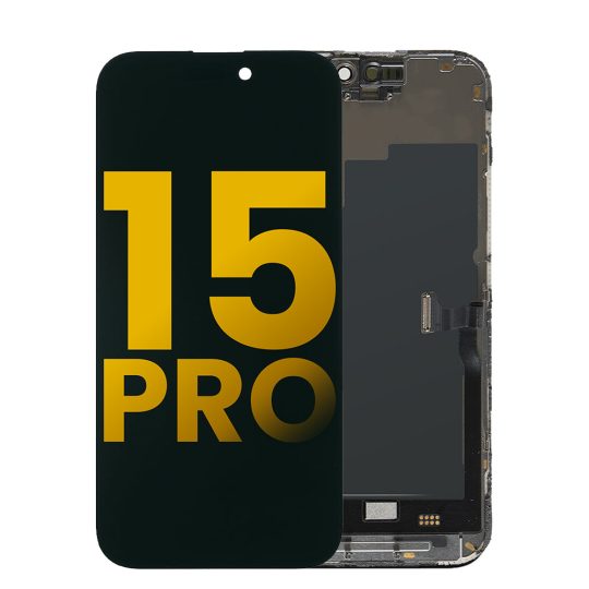 iPhone 15 Pro LCD Screen Touch Display Digitizer with Frame Wholesale