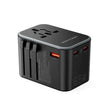Vention 3-Port USB Universal Travel Adaptor – Fast Charging & Worldwide Compatibility