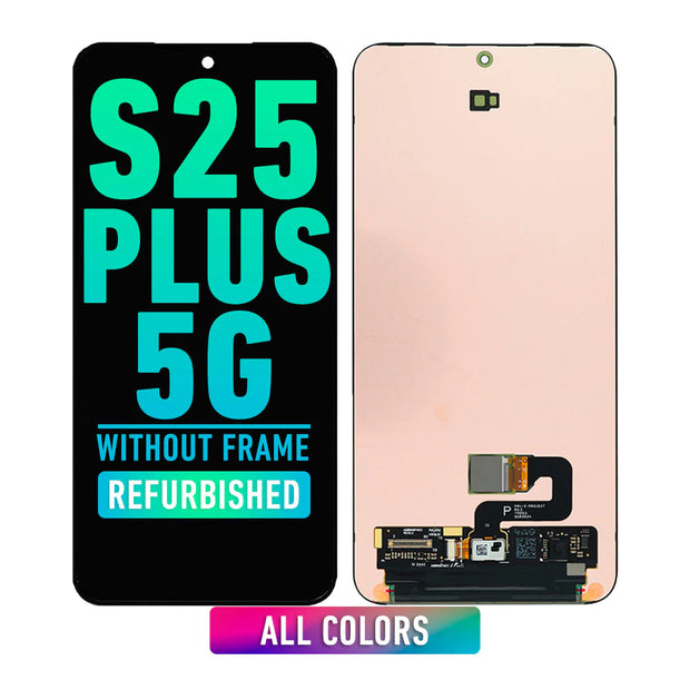 Samsung Galaxy S25 Plus Service Pack Phantom Black Touch Screen Display Without Frame