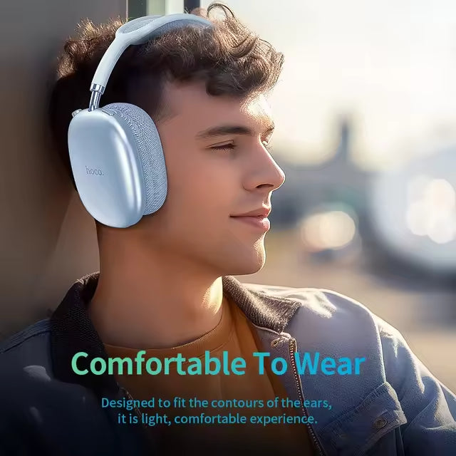 HOCO W35 Air Light Wireless Headphones 45 Hours Support TF Card AUX Mode Gaming