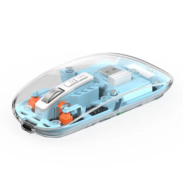 Wireless Transparent Mouse – Sleek Design & Precision Performance