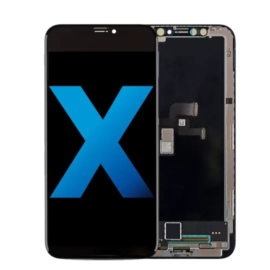 True Tone/FHDAMOD Prime Assembly With Steel Plate Compatible For iPhone X LCD Screen Display