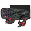 4-in-1 Gaming Combo – Mouse, Keyboard, Headset & Mouse Pad for Ultimate Gameplay