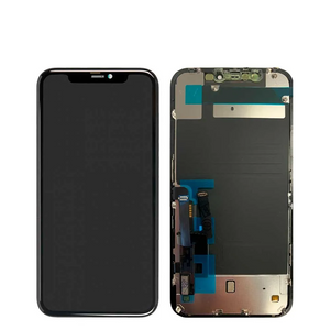 LCD Screen Display Digitizer Frame Assembly With Steel Plate Pre-Installed Compatible For iPhone 11 Incell