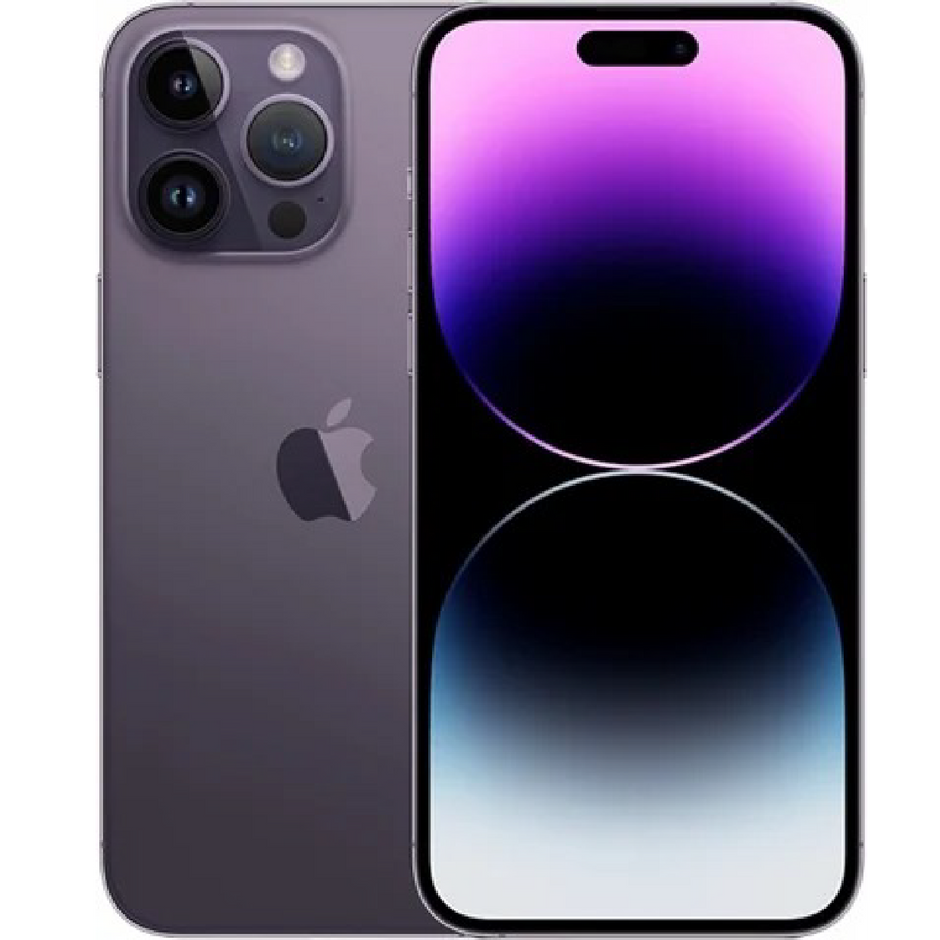 Apple iPhone 14 Pro 128GB - Deep Purple - Unlocked - Renewed