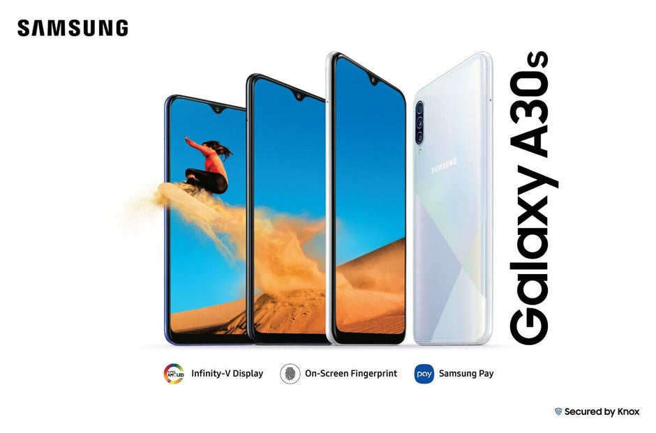 Samsung Galaxy A30s - 64GB - Black - Unlocked - Dual SIM
