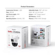 Yesido KM12 4MP Dual Lens Smart Outdoor HD Camera With Night Vision UK Plug