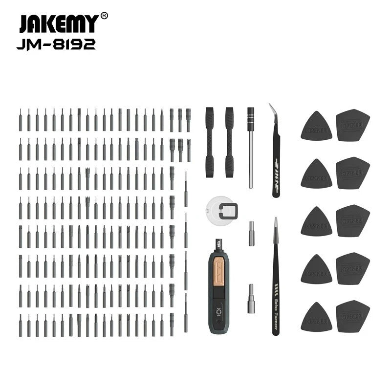 JAKEMY JM-8192 180 in 1 CR-V MANUAL Precision Screwdriver Set