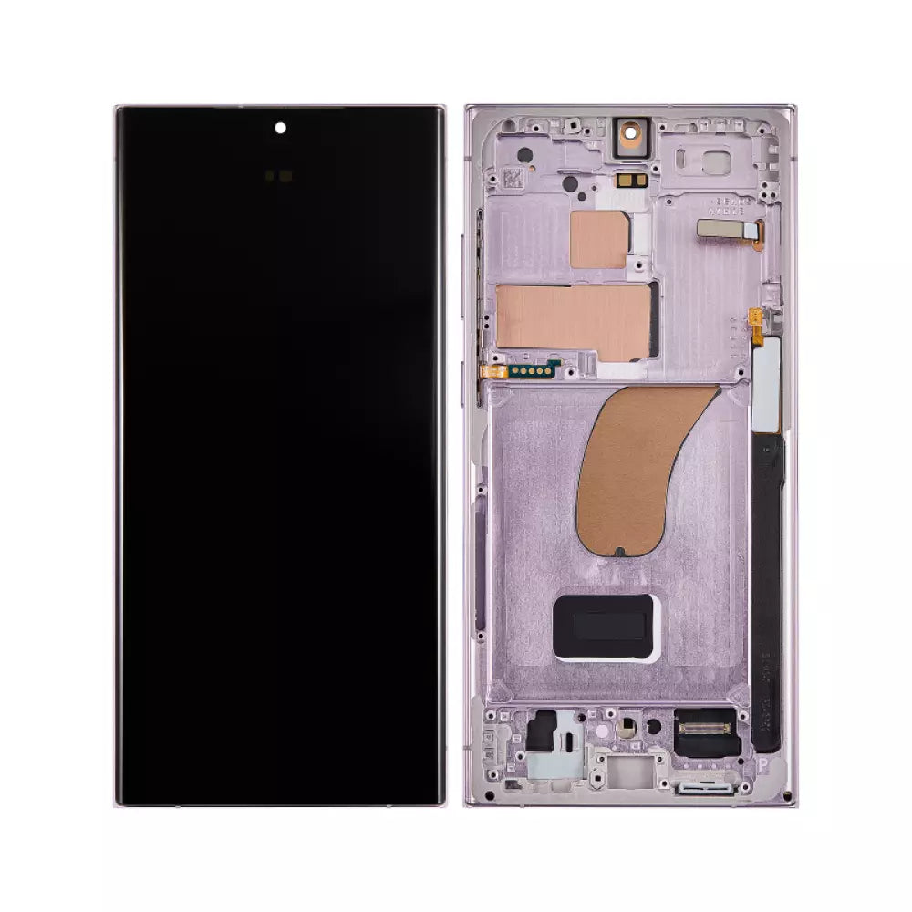 Mobile Touch Screen Display Digitizer LCD Assembly With Frame for Samsung Galaxy S23 Ultra 5G Wholesale