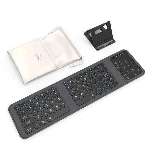 WIWU Foldable Wireless Keyboard for Laptop / Tablet / Smartphone Bluetooth