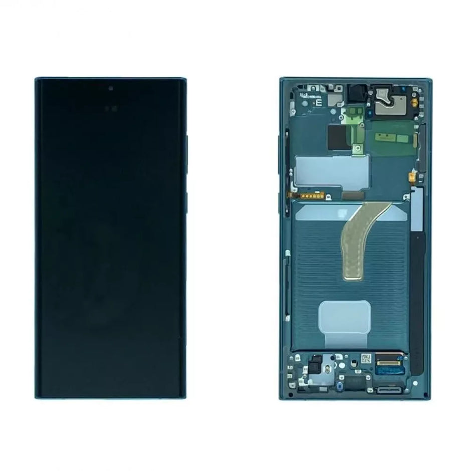 Samsung Galaxy S22 Ultra S908 Touch Screen LCD Display Digitizer Frame Wholesale