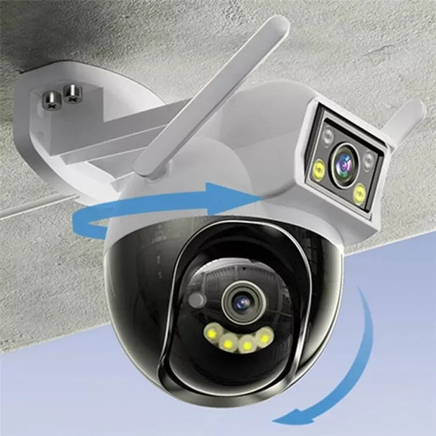 Yesido KM12 4MP Dual Lens Smart Outdoor HD Camera With Night Vision UK Plug