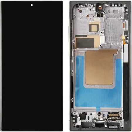 Samsung Galaxy S25 Plus Service Pack Phantom Black Touch Screen Display With Frame