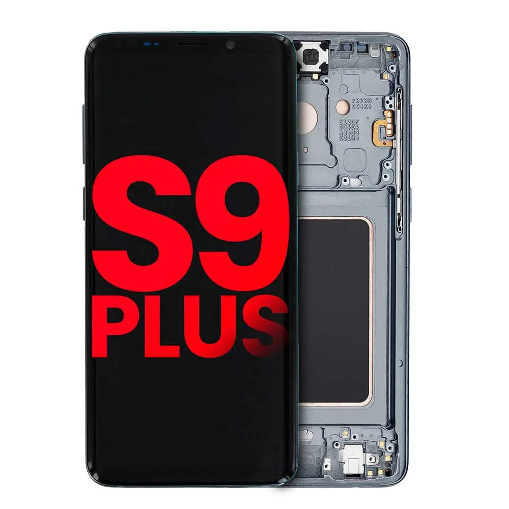 Original Change Glass Assembly With Frame Compatible Mobile Phone For Samsung Galaxy S9 G965 Plus LCD Screen Display